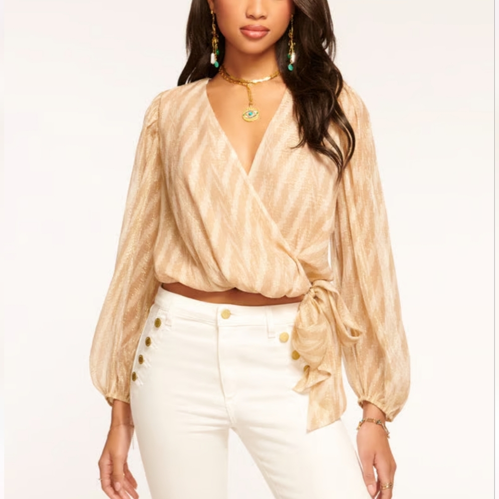 Ramy brook Lupita wrap top NWT